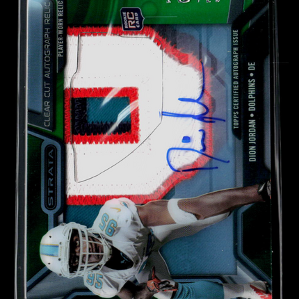 2013 Topps Strata Dion Jordan #CCAR-DJ Green RC 16/25 Auto