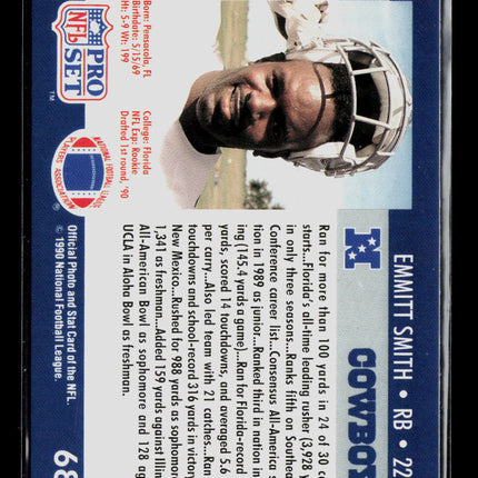 1990 Pro Set Emmitt Smith #685