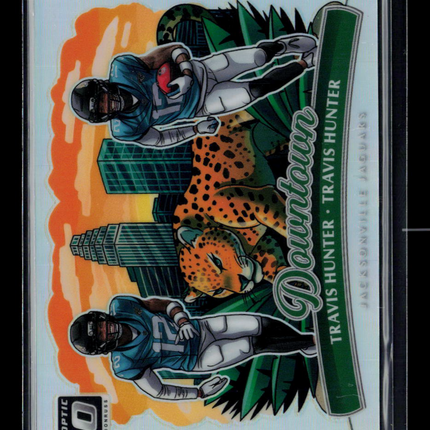 2025 Panini Donruss Optic Travis Hunter #15 Downtown