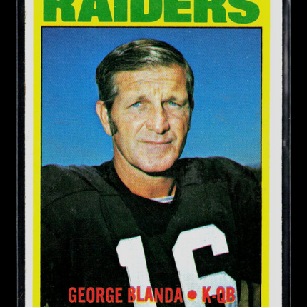 1972 Topps George Blanda #235