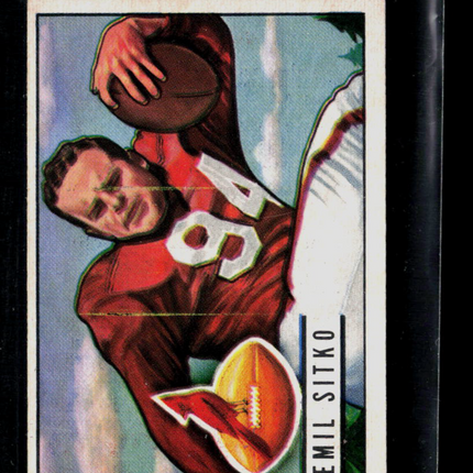 1951 Bowman Emil Sitko #139