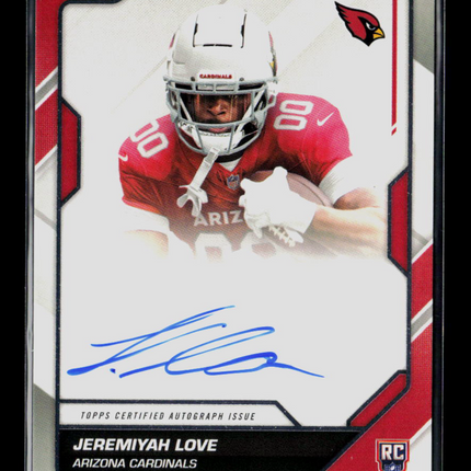 2026 Topps Flagship Football Jeremiyah Love #FFS-JL RC Auto
