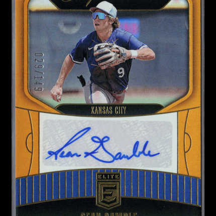 2026 Panini Donruss Elite Extra Edition Sean Gamble #IIS-SG 029/149 Auto
