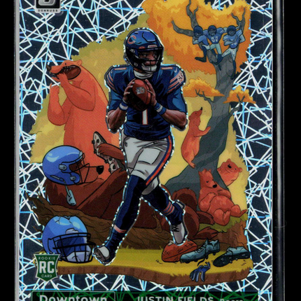 2021 Panini Donruss Optic Football Justin Fields #DT-39 RC