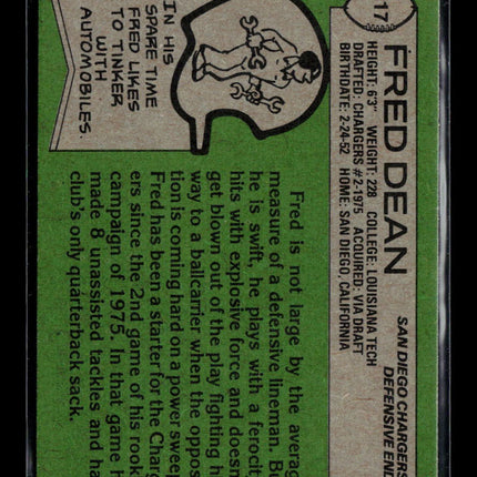 1978 Topps Fred Dean #217
