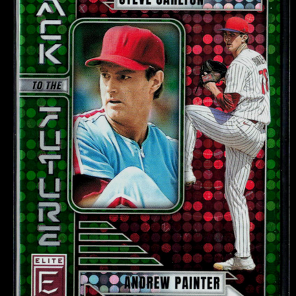 2026 Panini Donruss Elite Baseball Steve Carlton Andrew Painter #8 Green