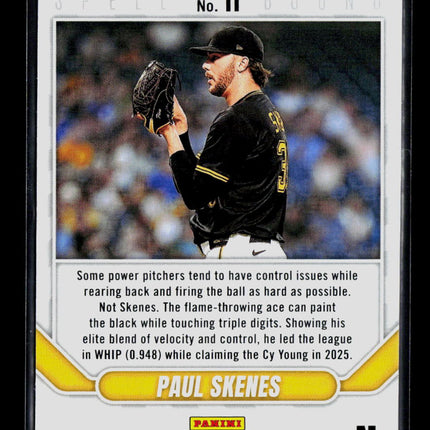 2026 Panini Donruss Elite Baseball Paul Skenes #11 Green