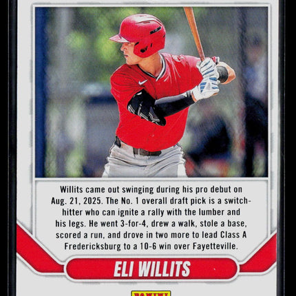 2026 Panini Donruss Elite Extra Edition Baseball Eli Willits #24 Green