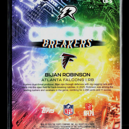2026 Topps Resurgence Circuit Breakers Bijan Robinson #CB-5