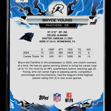 2026 Topps Resurgence Bryce Young #13