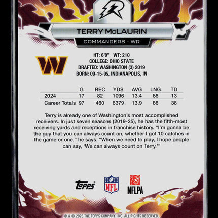 2026 Topps Resurgence Terry McLaurin #100