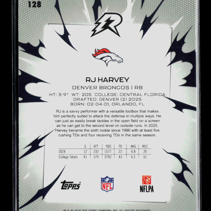 2026 Topps Resurgence RJ Harvey #128 RC
