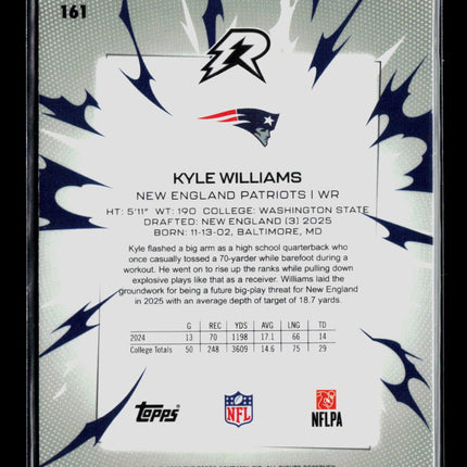 2026 Topps Resurgence Kyle Williams #161 RC
