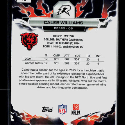 2026 Topps Resurgence Caleb Williams #16