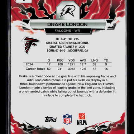 2026 Topps Resurgence Football Drake London #6