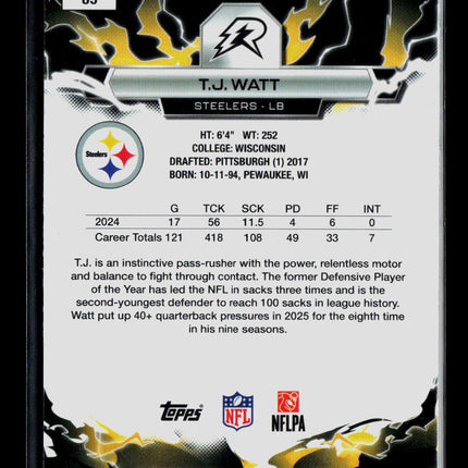 2026 Topps Resurgence T.J. Watt #85