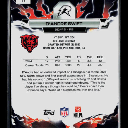 2026 Topps Resurgence D'Andre Swift #17