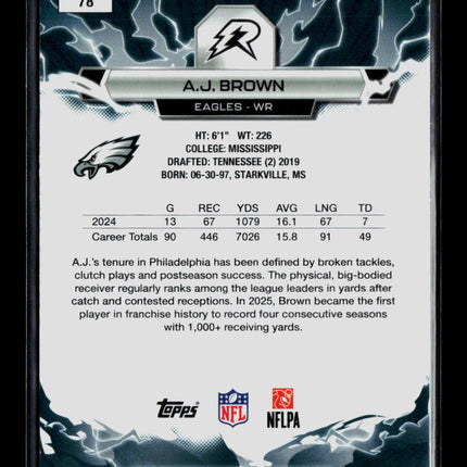 2026 Topps Resurgence Football A.J. Brown #78