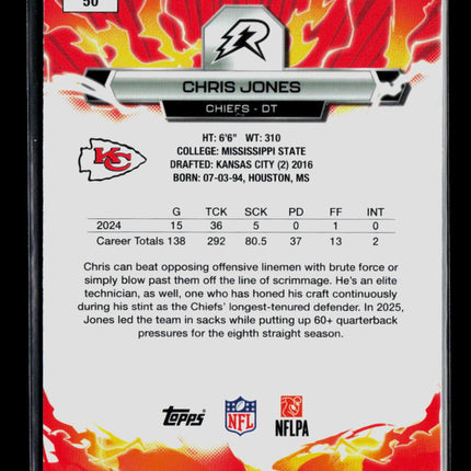 2026 Topps Resurgence Chris Jones #50