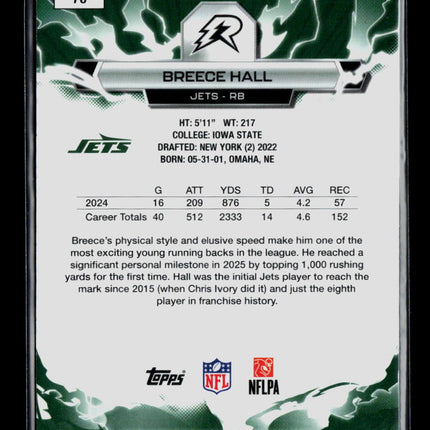 2026 Topps Resurgence Breece Hall #76