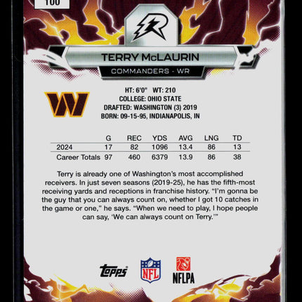 2026 Topps Resurgence Terry McLaurin #100