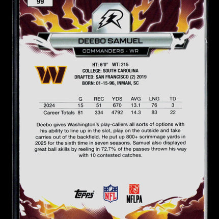 2026 Topps Resurgence Deebo Samuel #99