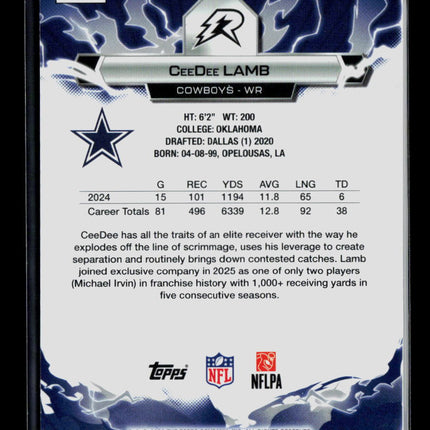 2026 Topps Resurgence CeeDee Lamb #25
