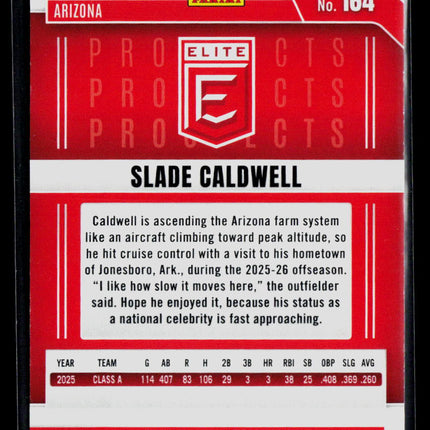 2026 Panini Donruss Elite Baseball Slade Caldwell #164