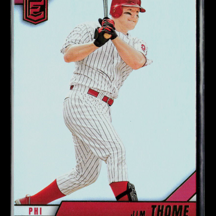 2026 Panini Donruss Elite Extra Edition Baseball Jim Thome #17 Pink