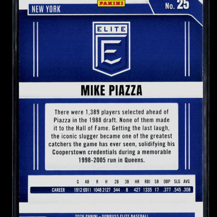 2026 Panini Donruss Elite Mike Piazza #25