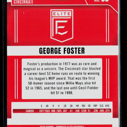 2026 Panini Donruss Elite Baseball George Foster #55