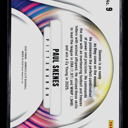 2026 Panini Donruss Elite Baseball Paul Skenes #9 Green