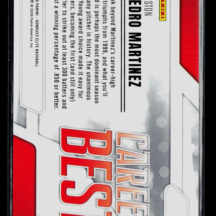 2026 Panini Donruss Elite Baseball Pedro Martinez #1 Green