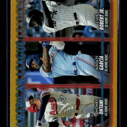 2024 Topps Series 1 Shohei Ohtani Luis Robert Jr. Adolis García #179 Gold
