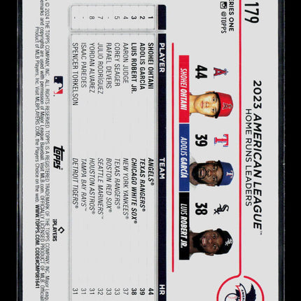 2024 Topps Series 1 Shohei Ohtani Luis Robert Jr. Adolis García #179 Easter Eggs