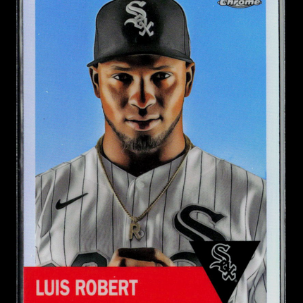 2021 Topps Chrome Platinum Anniversary Luis Robert #166 Refractor