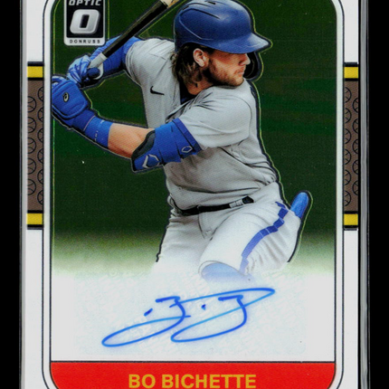 2021 Panini Donruss Optic Baseball Bo Bichette #RS87-BI Auto