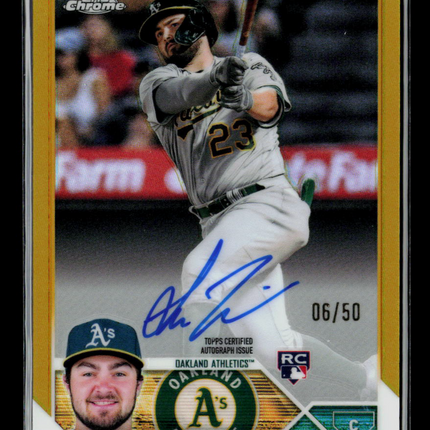 2023 Topps Chrome Shea Langeliers #RA-SL Gold Refractor RC 06/50 Auto