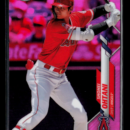 2020 Topps Chrome Shohei Ohtani #21 Pink Refractor