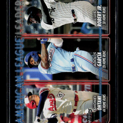 2024 Topps Shohei Ohtani Luis Robert Jr. Adolis García #179 Black 30/73
