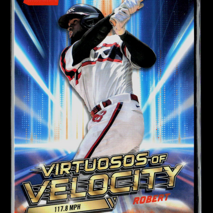 2023 Topps Stadium Club Luis Robert #VV-11 Orange Foil 26/50