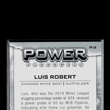 2020 Bowman's Best Power Producers Luis Robert #PP-LR RC /50