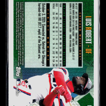 2022 Topps Finest Luis Robert #110