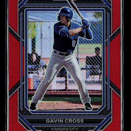 2023 Panini Prizm Baseball Gavin Cross #75 Red 176/199