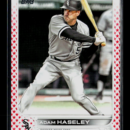 2022 Topps Update Series Adam Haseley #US237 Independence Day /76