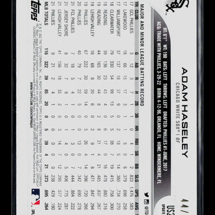 2022 Topps Update Series Adam Haseley #US237 Independence Day /76