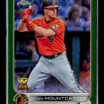 2022 Topps Chrome Ryan Mountcastle #41 Green Logo /99