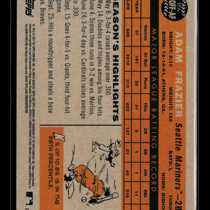 2022 Topps Archives Adam Frazier #FFA-60FF-AF Auto