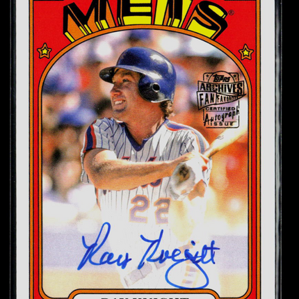 2022 Topps Archives Ray Knight #72FF-RK Auto