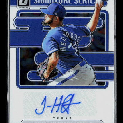 2021 Panini Donruss Optic Baseball Jonathan Hernandez #SS-JH Auto